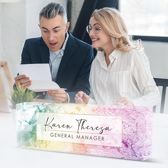 Custom Office Name Plate, Personalized Gifts - Image 5