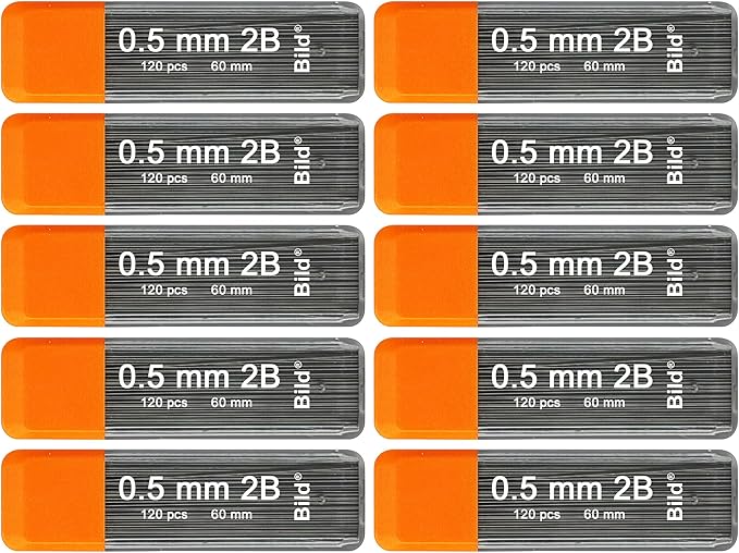 Bild Premium 1200 leads of 0.5mm 2B Mechanical Pencil Lead Refills - Image 4