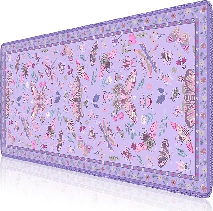 iCasso Purple Large Mouse Pad, Desk Matt by iCasso