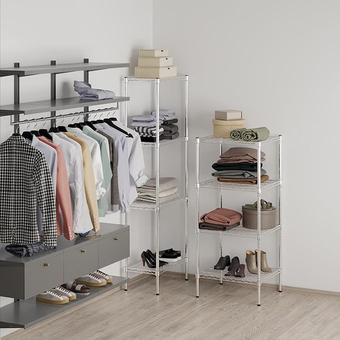 Regal Altair 21" Deep x 24" Wide x 54" Height Wire Shelving Kit | 4-Tier | NSF - Image 7