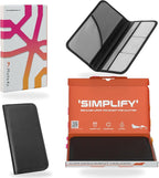 Carbon Black Magnetic Shut Premium PU Leather Insurance and Registration Holder by MOTO4X