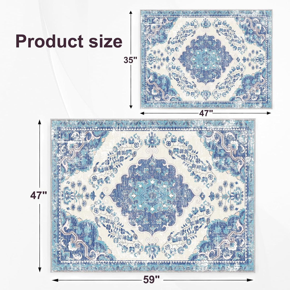 Chair Mat for Hardwood Floor, Office Floor Mat Rolling Under Desk Mat, Comput...