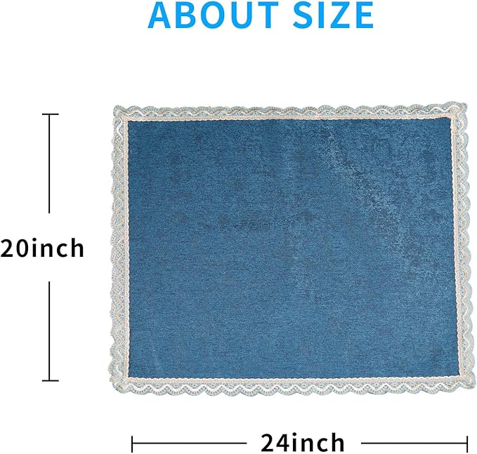MINJIATEX Couch arm Covers, Non-Slip lace Sofa arm Cover Set of 2 Washable Sofa - Image 7