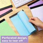 Thboxes 12 Packs Legal Pads 5x8, Totally 360 Sheets Colored Legal Pads 5x8 - Image 4