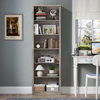 BORNOON 75" Tall Bookshelf, 6-Tier Floor Standing Bookcase - Image 3