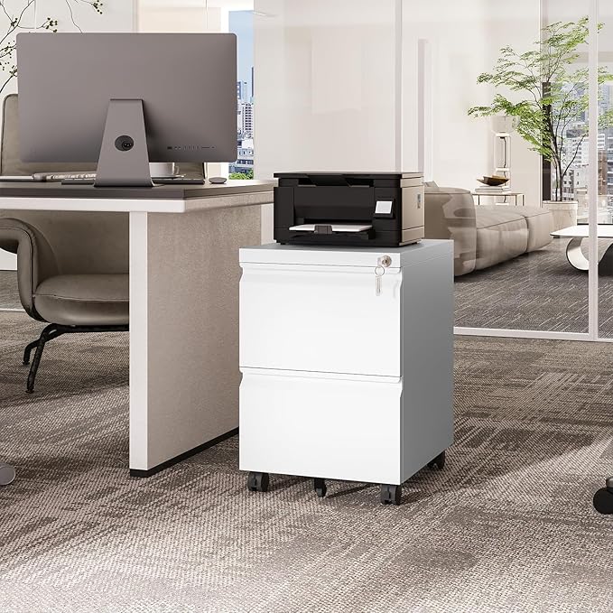 Fesbos 2 Drawers Vertical File Cabinet - Image 2