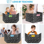 Black 2-Pack Desk Dividers for Students, Waterproof Plastic Study Carrel Divider - Image 5