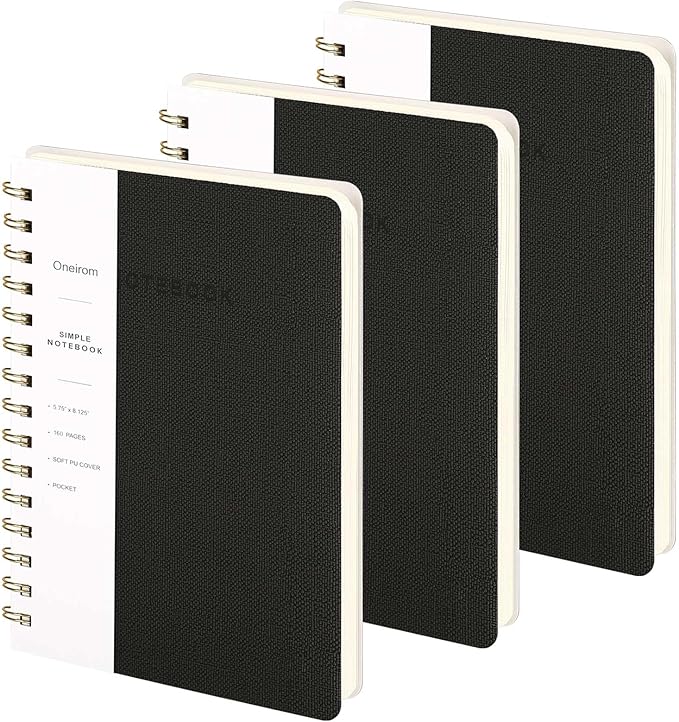 Spiral Notebook-5.75" x 8.125" College Ruled Journal by Oneirom