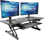 Rocelco 45" Height Adjustable Standing Desk Converter