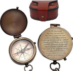 Engraved Compass, Gift for Husband, Anniversary, Wedding Gift for Him, Long - Image 4