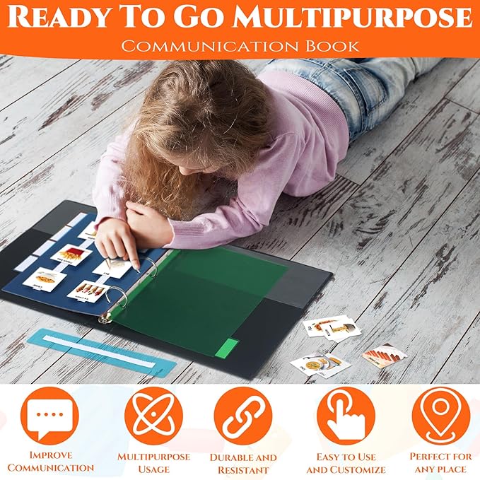 Communication Book Bulk 162 Laminate Icon Picture Cards - Image 4