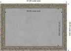Amanti Art Silver Framed Magnetic Board 29x41 Large Vision Board - Image 2