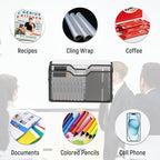Docnest 2 Tier 3 Pack Magnetic Wall Mounted File Holders, Mesh Letter Organizer - Image 8