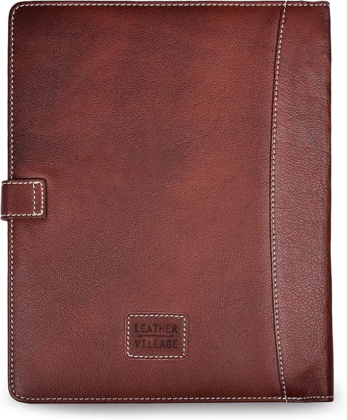 Leather Village Leather Portfolio Organizer - Image 6