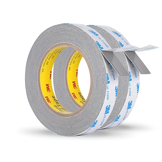 Double Sided Foam Tape 0.75in×20Ft 2 Pack, Heavy Duty Mounting Tape Made of 3M by 3MFullRangeProducts