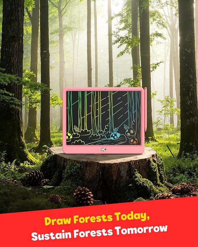TEKFUN LCD Writing Tablet for Kids Girls Toys, 12 Inch Erasable Drawing Tablet - Image 9