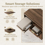3 drawer file cabinet, fluted wood lateral filing showing dimensions