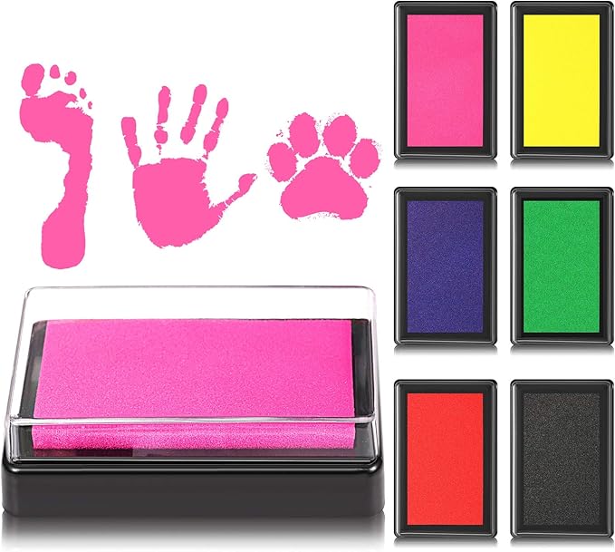 Outus 6 Pieces Reusable Ink Pad by Outus