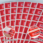 ChtepTamper 100 Pieces Total Transfer Tamper-Evident Stickers Security Labels - Image 8