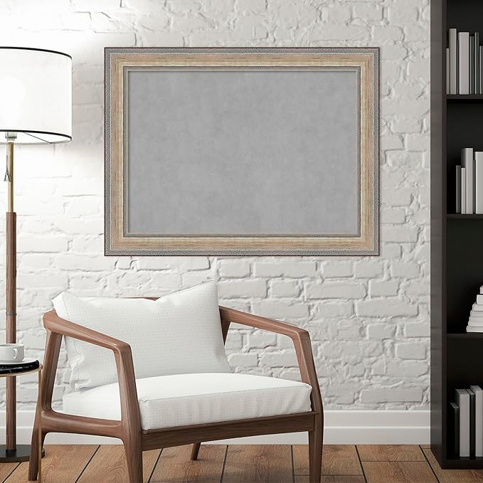 Amanti Art Silver Framed Magnetic Board 25x33 Medium Vision Board - Image 5