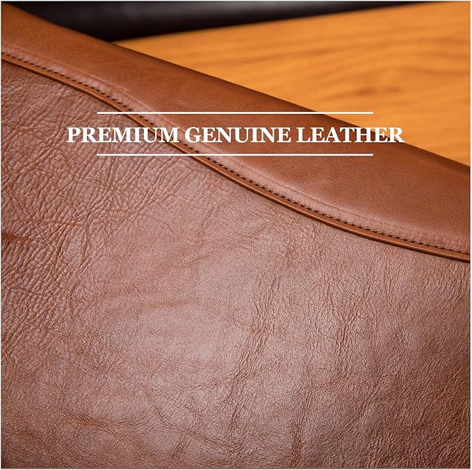Geslun Genuine Leather Portfolio, Legal Size 8.5 x 14 Pad Holder, Business - Image 3