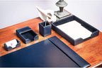 DACASSO Bonded Leather Desk Set - Image 6