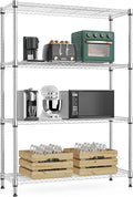 M MZG 1000 lbs 4Tier Shelf Metal Storage Shelves Wire Rack Closet Organizers by MEIGAOPLASTICANDMETALHKCOLIMITED