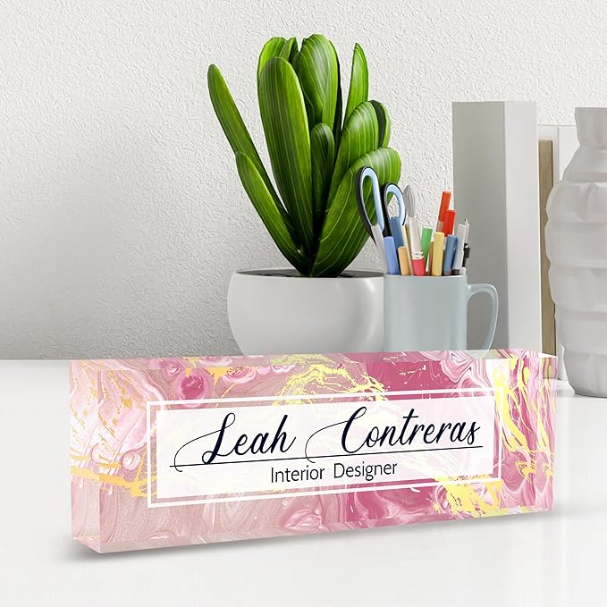 AZUFEMOS Personalized Name Plate - Image 3