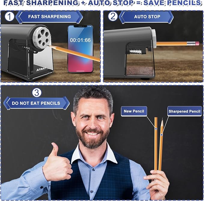 AFMAT PSX2 Electric Pencil Sharpener - Image 3