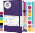 VIVID SCRIBBLES Dotted Journal – 140gsm Bleed Proof Thick White Paper – 200 by VividScribbles
