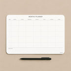 Undated Monthly Planner Notepad, Desk Calendar - Image 3