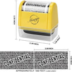 Miseyo Identity Theft Protection Roller Stamp Set - Image 2