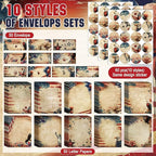 TaoBary 160 Pcs Stationery Paper Set 50 Double Sided Stationery Papers - Image 5
