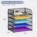 Cawukege 5 Tier Paper Organizer - Image 6