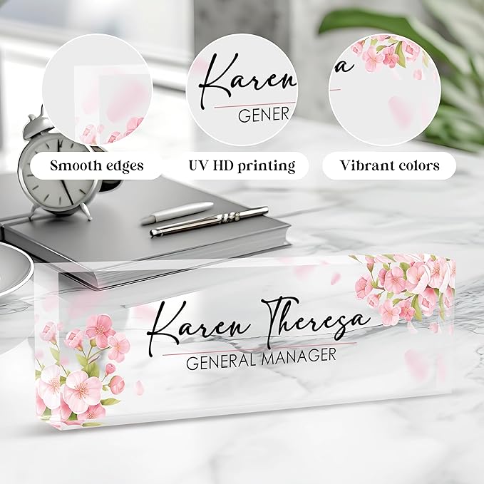 Custom Office Name Plate, Personalized Gifts - Image 3