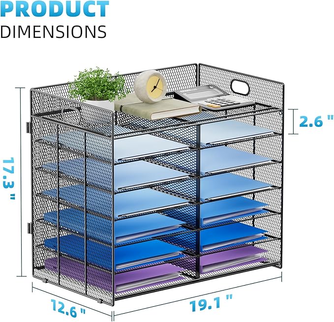 Lavatino 7 Tier Paper Organizer - Image 4