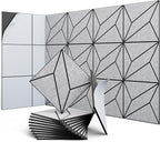 UNECHO 12 Pack 12" X 12" X 0.47" Acoustic Panels by UNECHOACOUSTIC