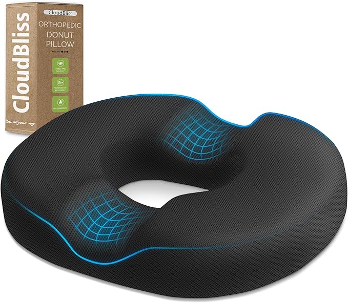 Donut Pillow Seat Cushion Chair Pad by CloudBliss