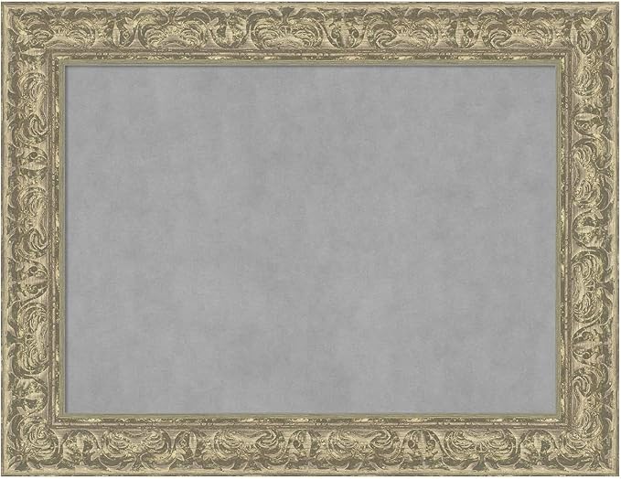 Amanti Art Silver Framed Magnetic Board 27x35 Medium Vision Board by AmantiArt