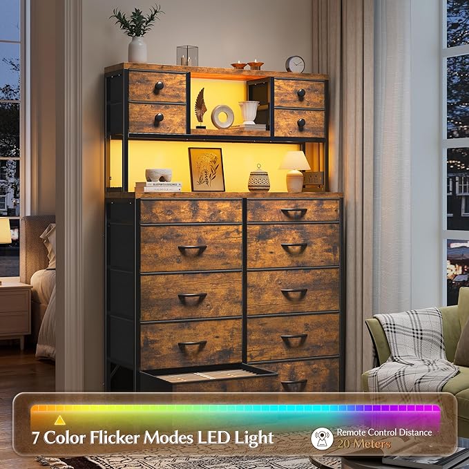 EnHomee 62.8" H Dresser for Bedroom - Image 5