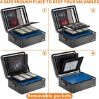 ENGPOW Fireproof Document Box, Hard Case File Box - Image 8