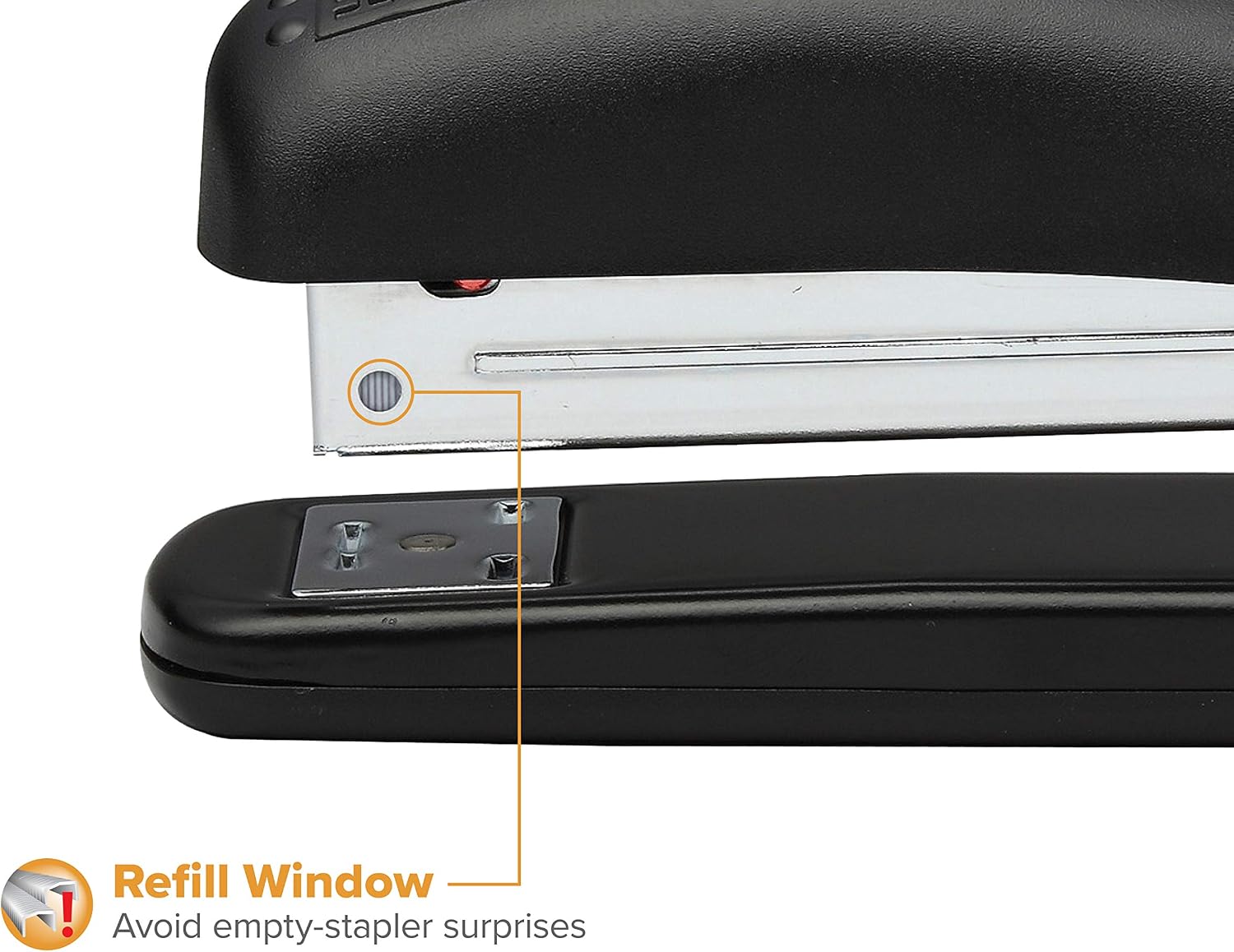 Bostitch Office Ergonomic 20 Sheet Desktop Stapler, Black, 24-Pack