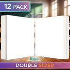 Scribbledo 12 Small White Board Dry Erase Boards Classroom Pack Mini White - Image 5