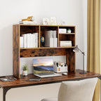 Tangkula Desktop Bookshelf, Countertop Storage Hutch - Image 4