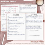 Clever Fox Self-Care Journal – Daily Reflection Notebook – Mental Health & - Image 3