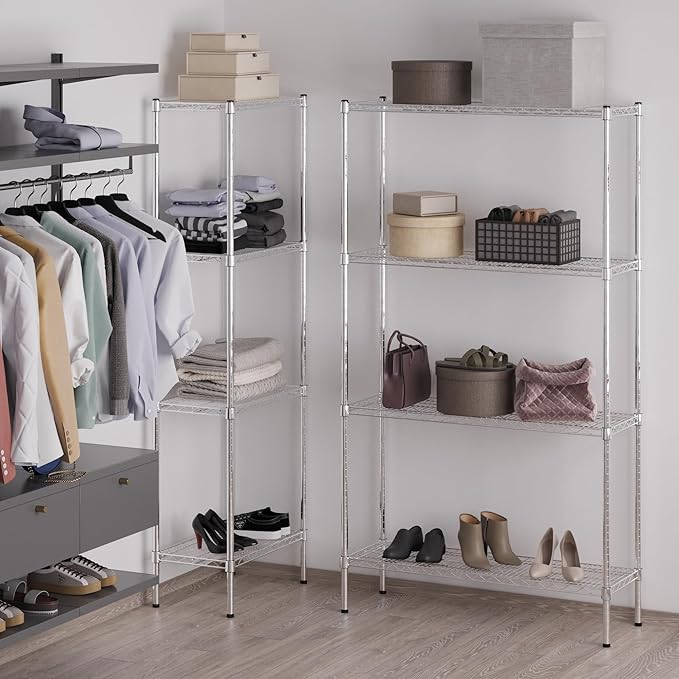 Regal Altair 14" Deep x 42" Wide x 74" Height Wire Shelving Kit | 4-Tier | NSF - Image 5