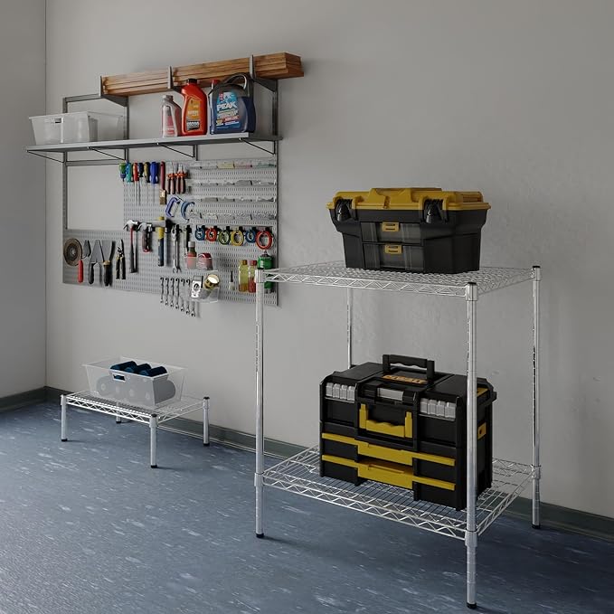 Regal Altair 24" Deep x 30" Wide x 34" Height Wire Shelving Kit | 2-Tier | NSF - Image 2