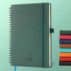 IN-LUXPRO Planner 2026 Daily Weekly and Monthly, 12 Months Spiral Bound by IN-LUXPRO
