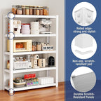 WORKPRO 3000lbs 5-Tier Shelving Unit, Boltless Garage Shelving Unit - Image 6