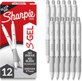 Sharpie S-Gel Gel Pens, Pearl White Body, Medium Point, Note-Taking, Office by Sharpie